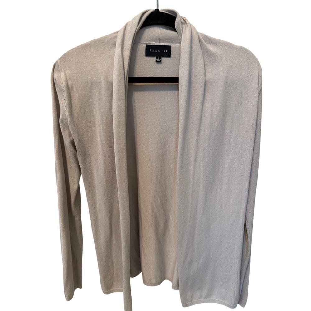 Premise Open Front Cardigan Sweater Women's Small Classic Timeless Office Siren